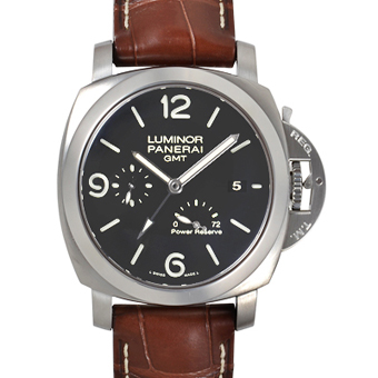 PANERAI パネライ ルミノール コピー PAM00321 3デイズ GMT パワーリザーブ ブラック 【世界限定1500本】